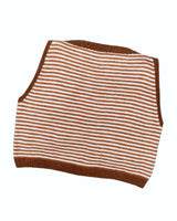 PINK AND BROWN HAPPY VEST