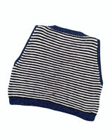 BLACK AND BLUE TOO MUCH VEST
