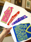 TRENDY FIBER ART PRINT COLLECTION (SET OF 4)