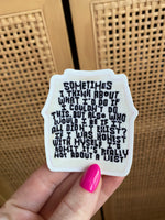 IT’S NOT ABOUT THE VEST STICKER